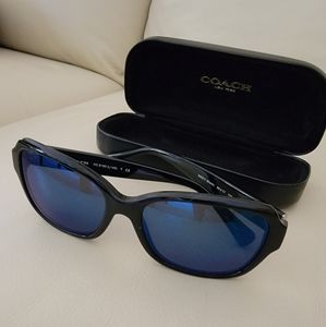 Black Coach Polarized Sunglasses